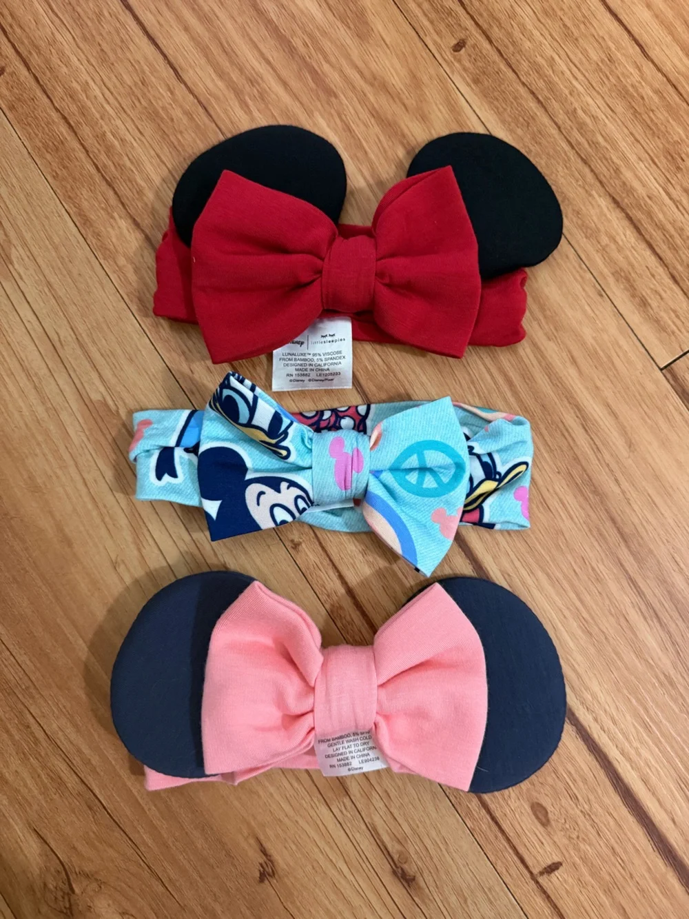 Little sleepies minnie bows disney bows